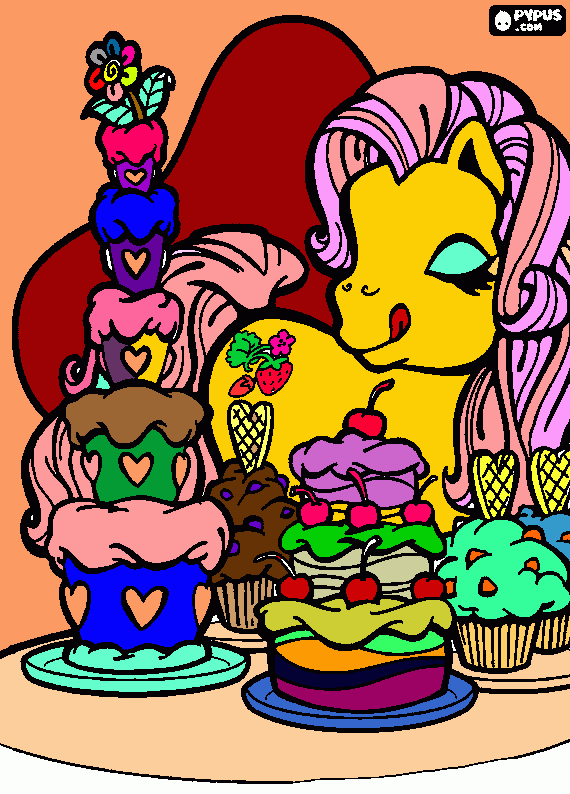 PONNY COLOREADO para colorear