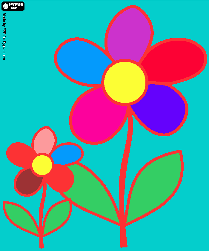 POR LA PRIMAVERA para colorear