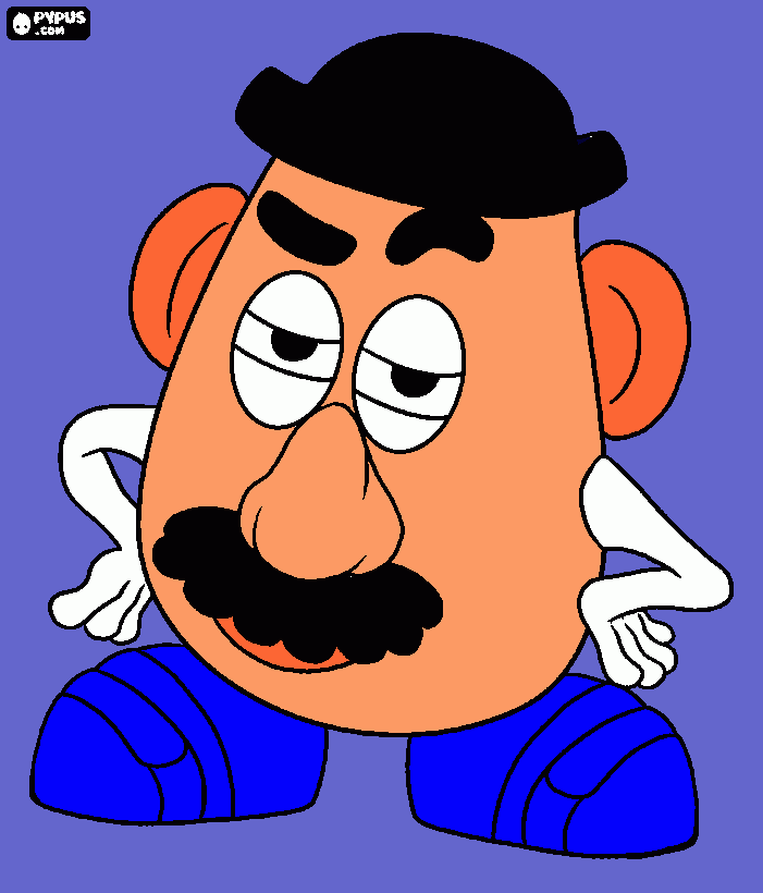 potato sergi y papa para colorear