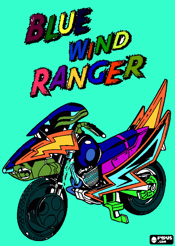 Power Ranger Colores para colorear