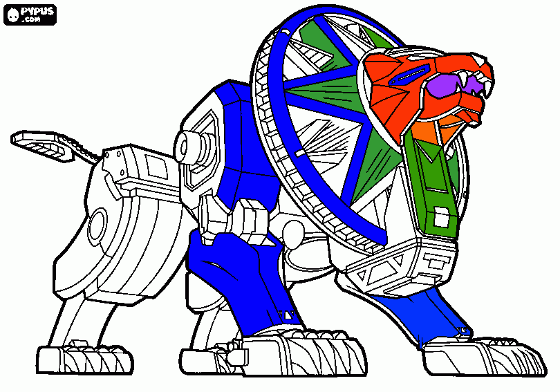 Power Rangers Ninja Steel para colorear