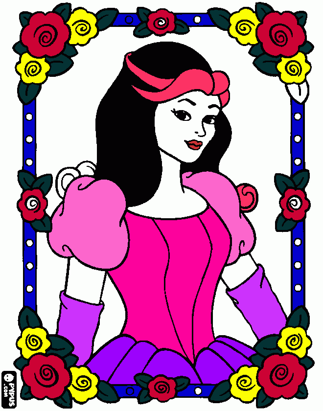 princesa katerine para colorear