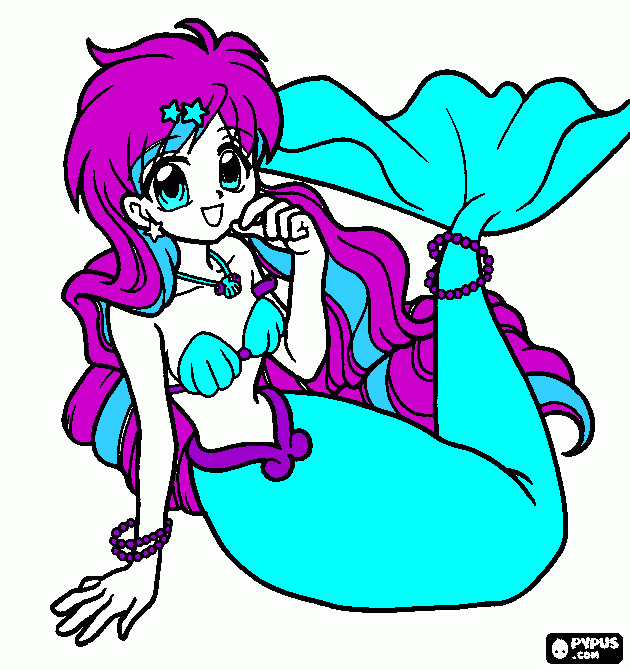 Princesa Sirena Flurry Heart para colorear