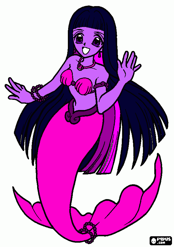 Princesa Sirena Twilight Sparkle para colorear