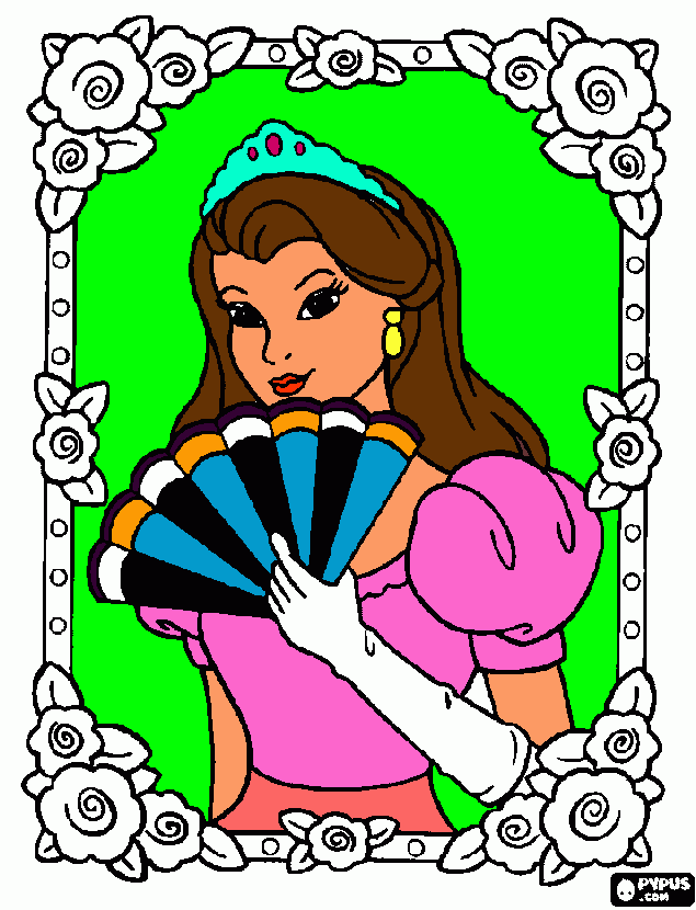 princesas  disney para colorear