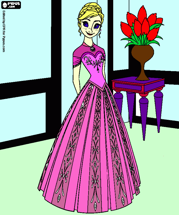 PRINCESSA para colorear