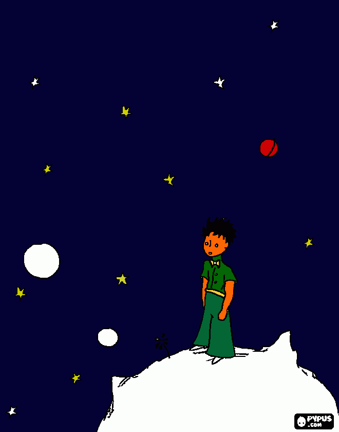 principito para colorear