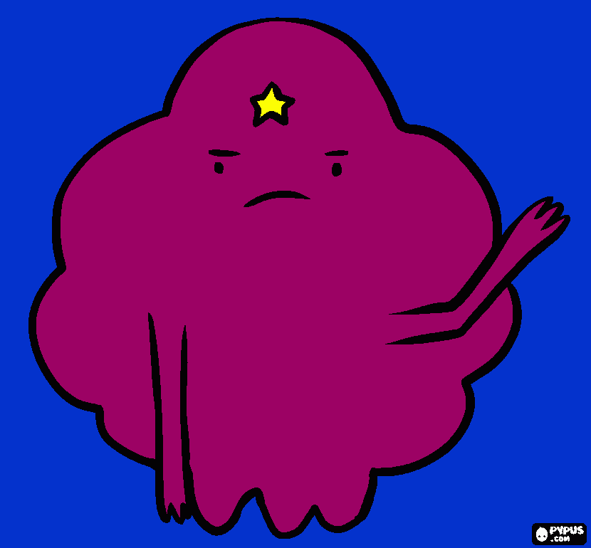 PRINSESA GRUMOSA para colorear