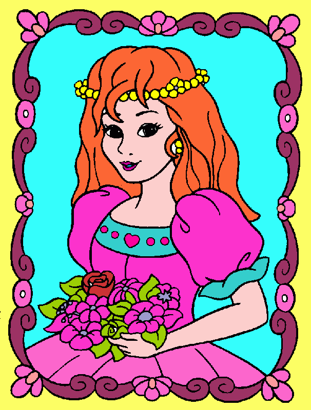 prinsesas para colorear