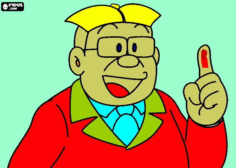 profesor de novita para colorear
