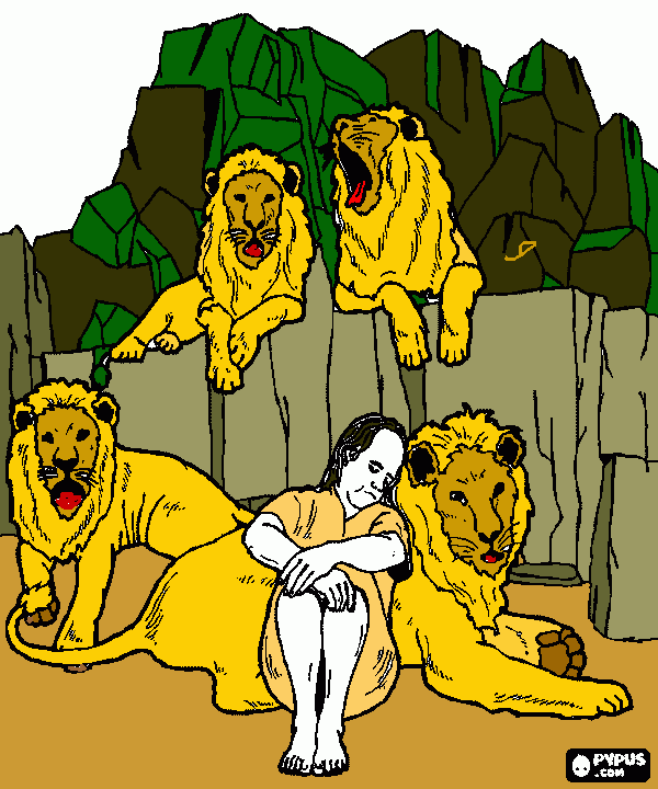 profeta daniel para colorear