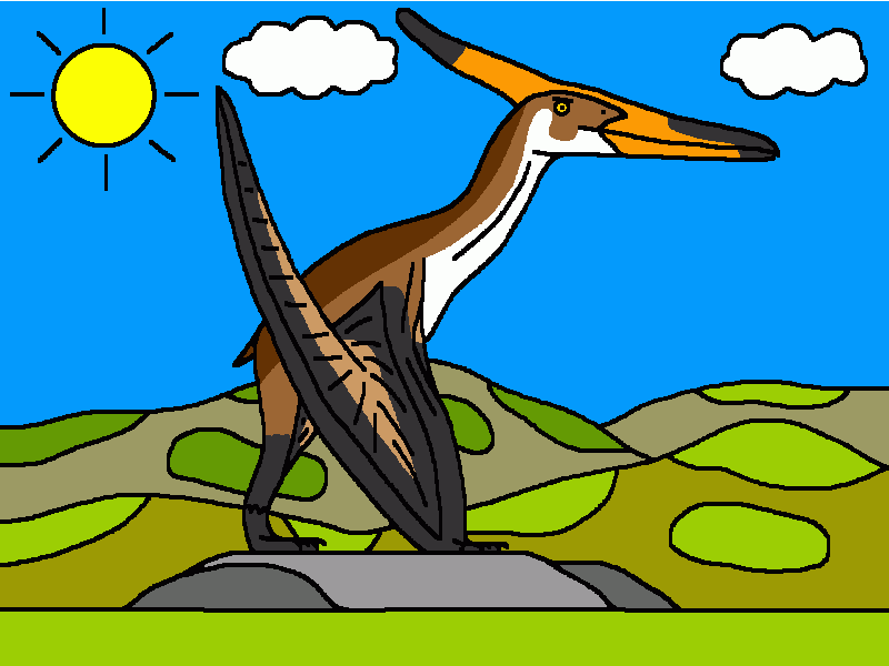 pteranodon para colorear