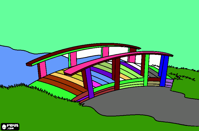 puente para colorear