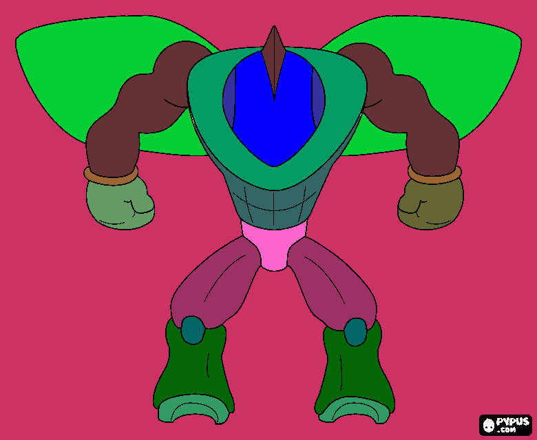 Pugnolo acabat para colorear