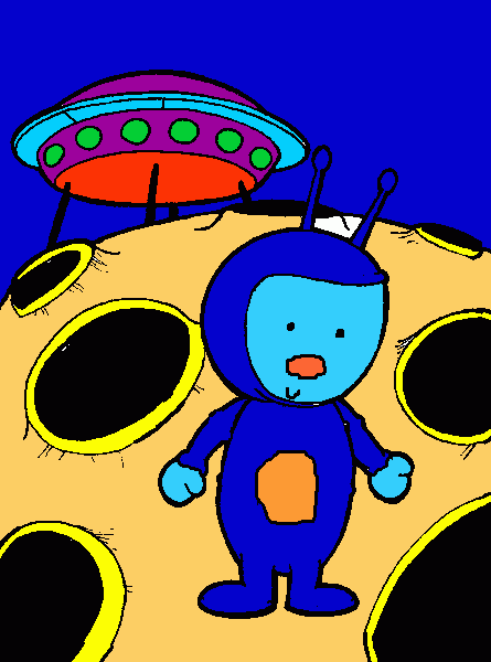 Pupiii para colorear