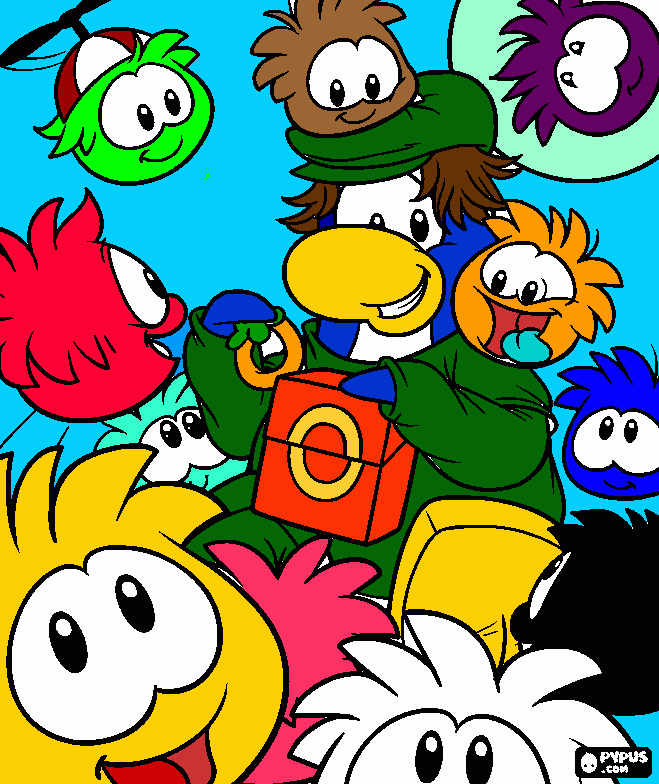 puros pafuls para colorear