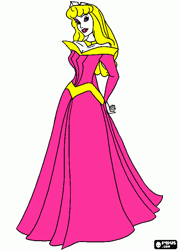 q es una bella prinsesa tiene hojos asules para colorear