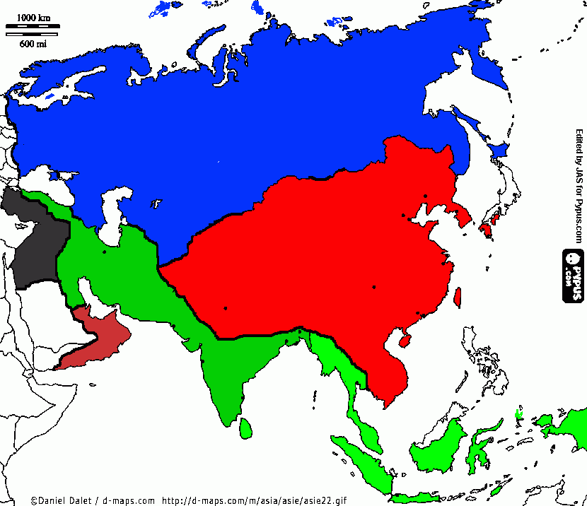 que pasaria si estados unidos rusia y china trabajarian juntos contra el mundo para colorear