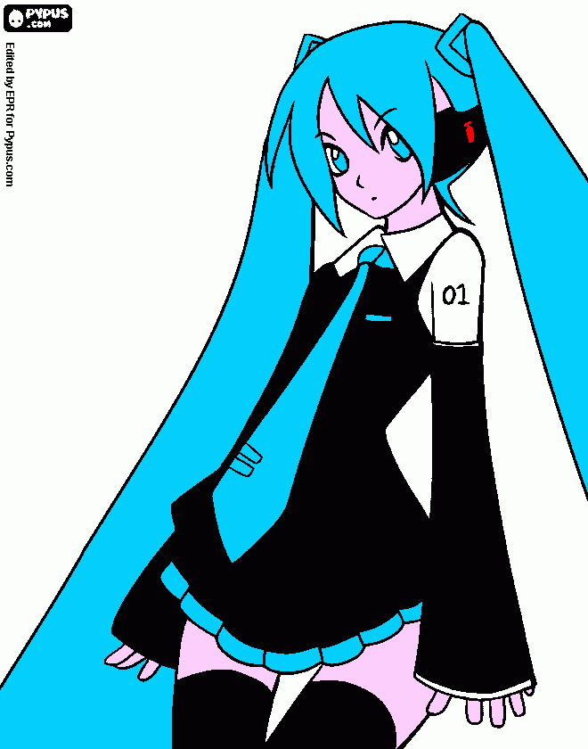 quero que sepa que es mi anime favorita para colorear