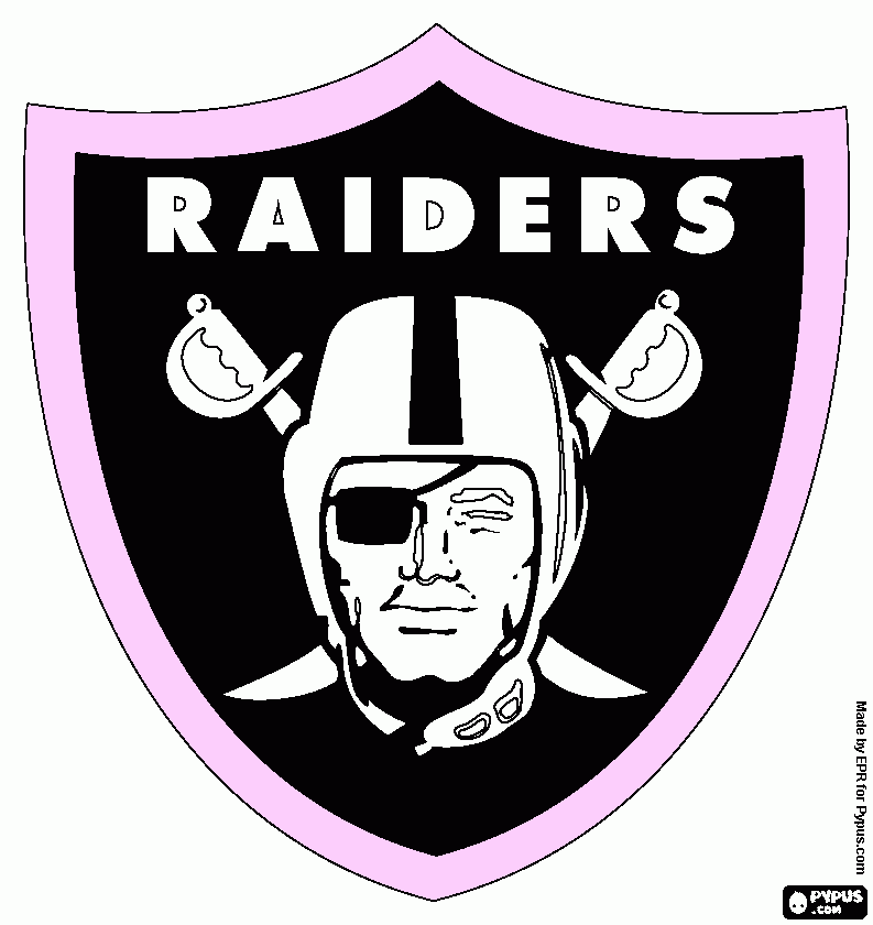 RAIDERS para colorear