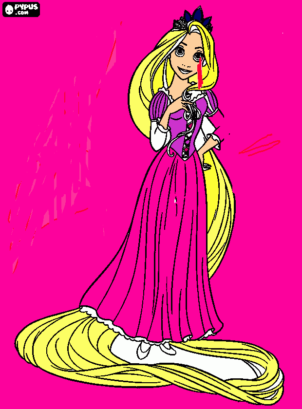 rampulzen para colorear