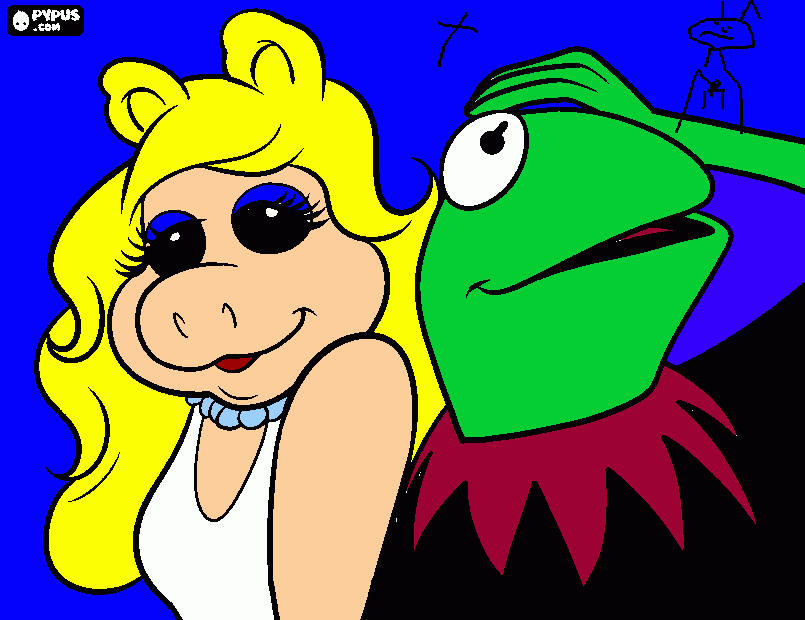rana rene para colorear