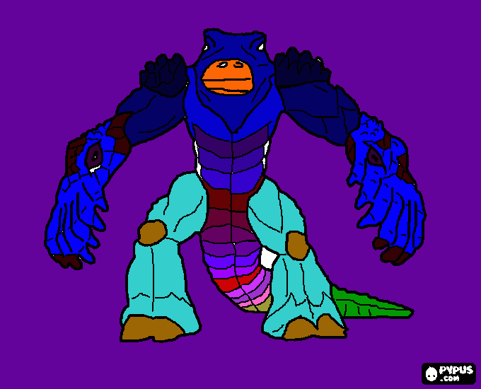 raru para colorear