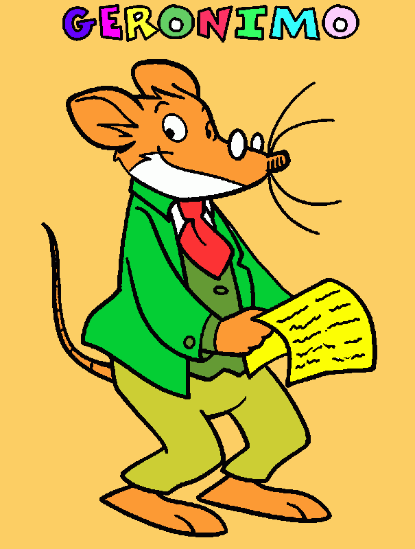 ratas para colorear