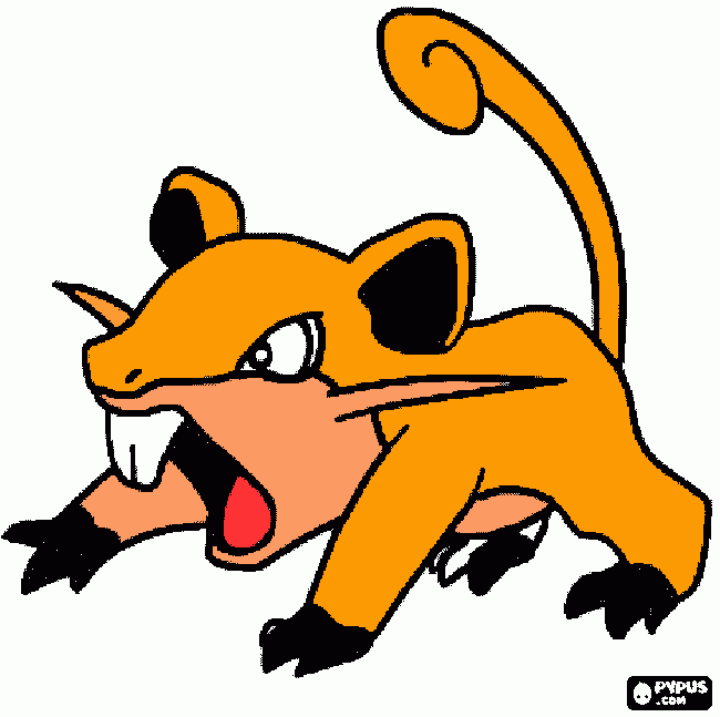ratul para colorear