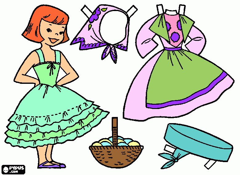 recortables para colorear