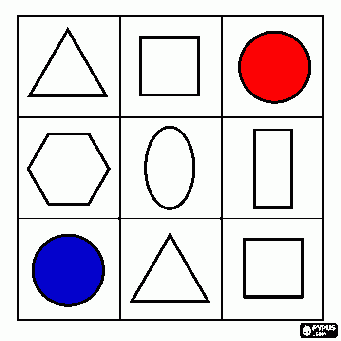 redondas para colorear