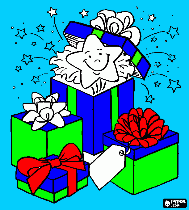 regalo de dios para colorear
