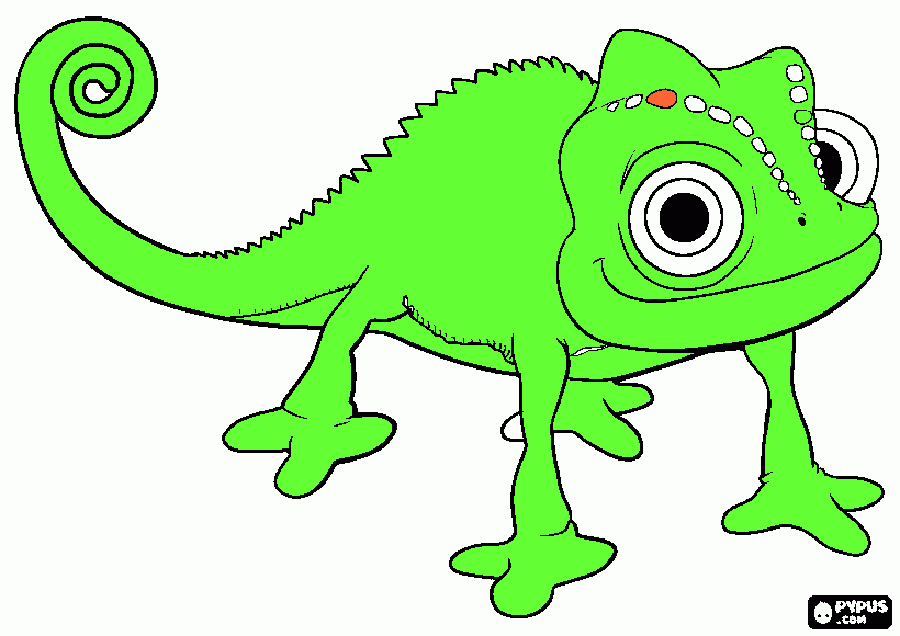 renacuajo verde y se puede camuflar para colorear