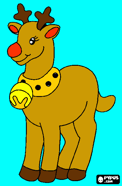 rennito para colorear