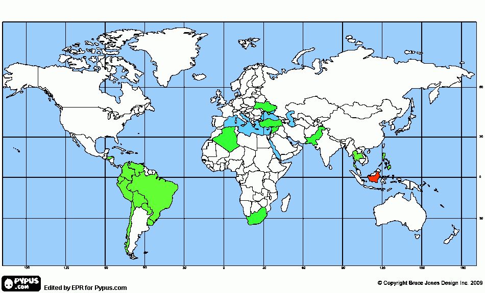 resto del mundo para colorear