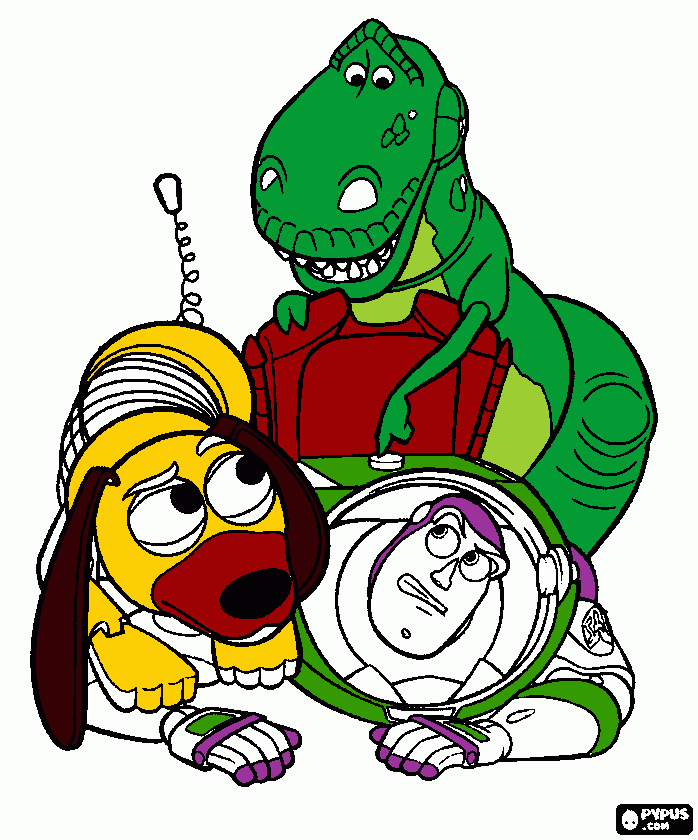 rex ninkie para colorear