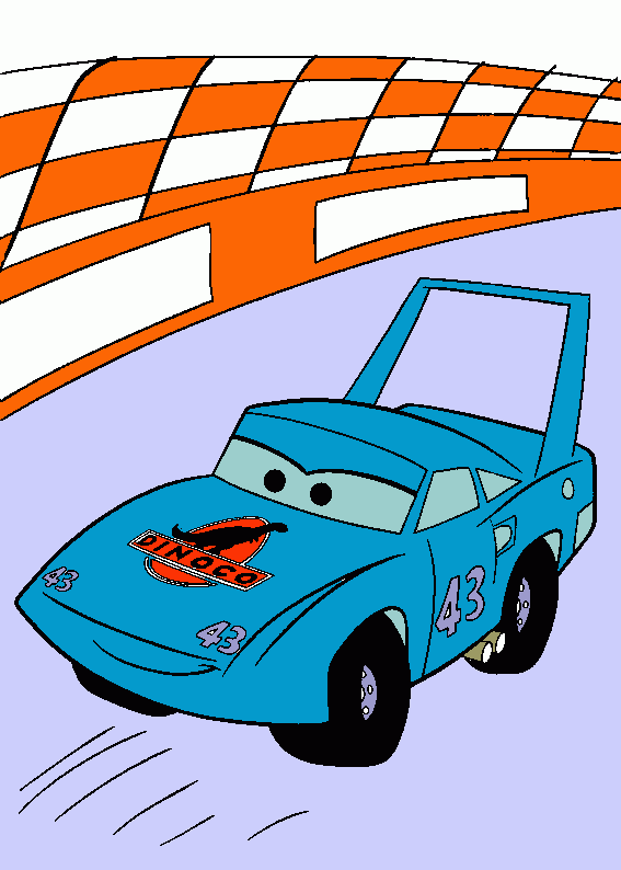 REY CARS para colorear
