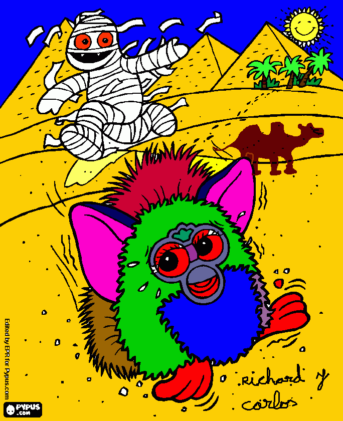 richard y carlos   para colorear
