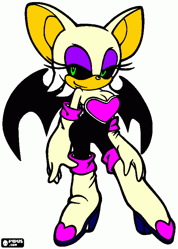 riuge the bat para colorear