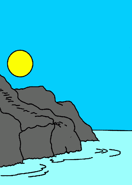 rocas para colorear