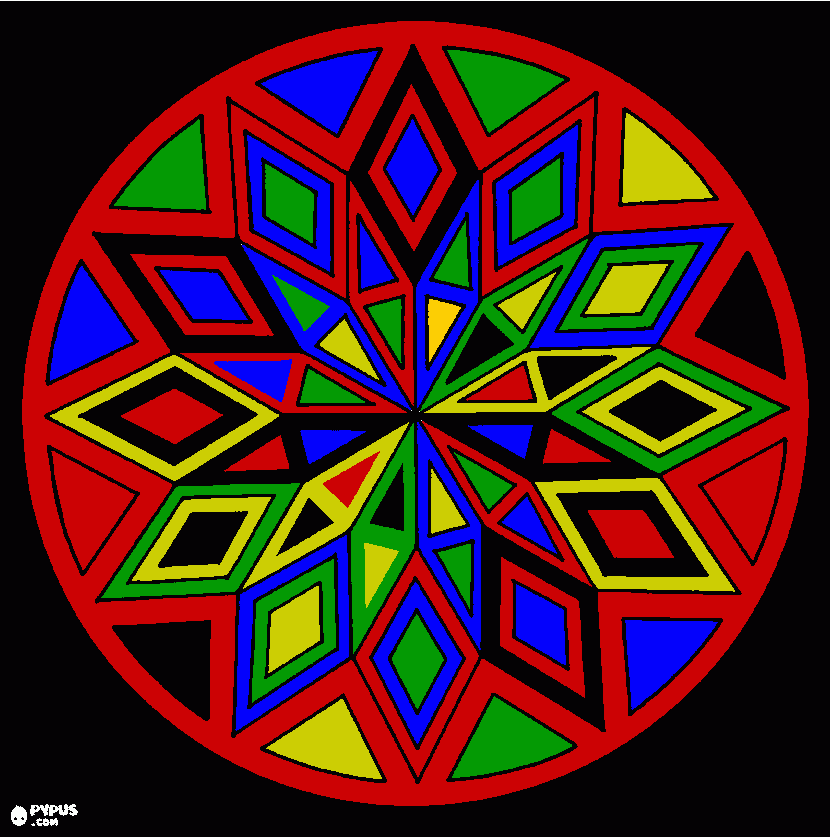 rombos para colorear