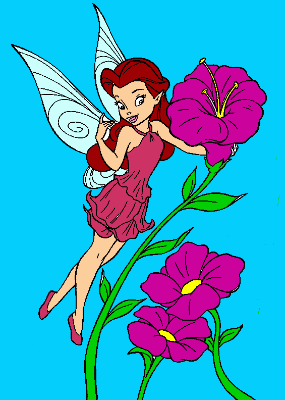 roseta es bonita para colorear