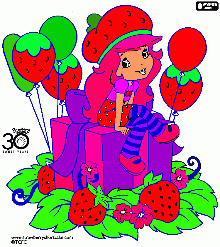rosita fresita como cien pre fresita  para colorear