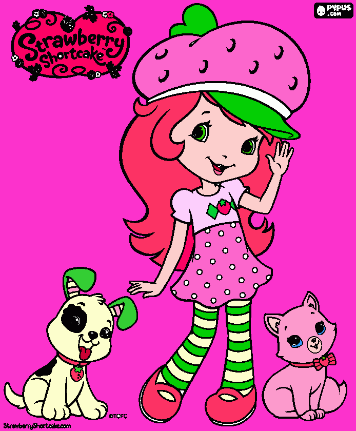 ROSITA FRESITA Y SUS MASCOTAS para colorear