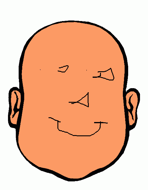 Rostro para colorear