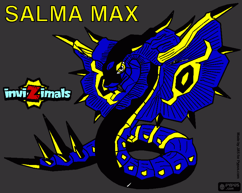 salma max para colorear