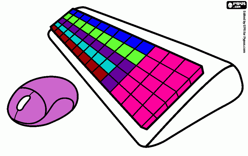 salome usgame teclado para colorear