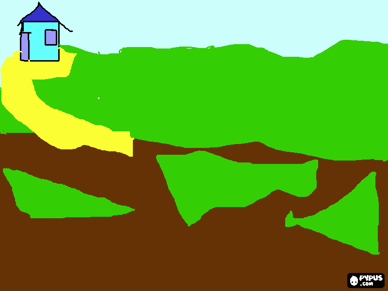 sami pinto casita para colorear
