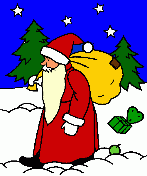 Santa Clos para colorear