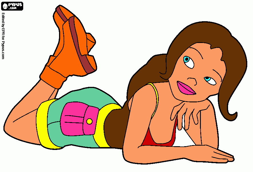sara de tadeo yones para colorear